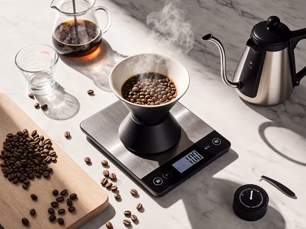 pour_over_coffee_brewing_process_showing_scale_timer_and_kettle_setup