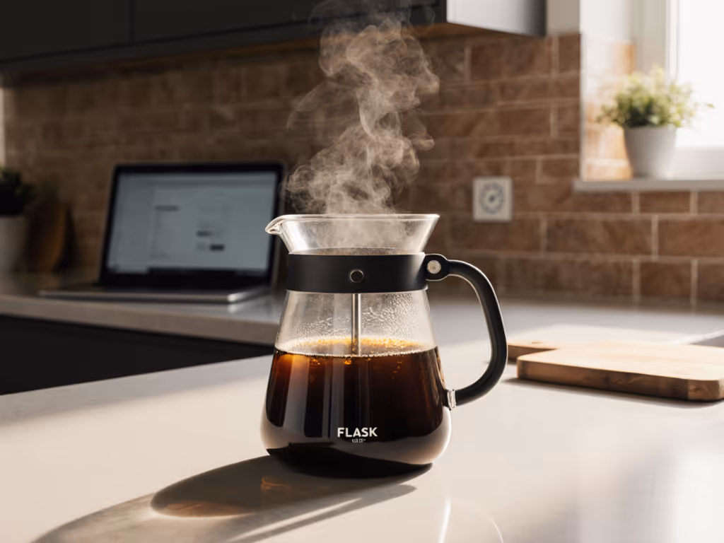 Weekday-Proof Pour-Over Clarity: Flask Coffee Press Review