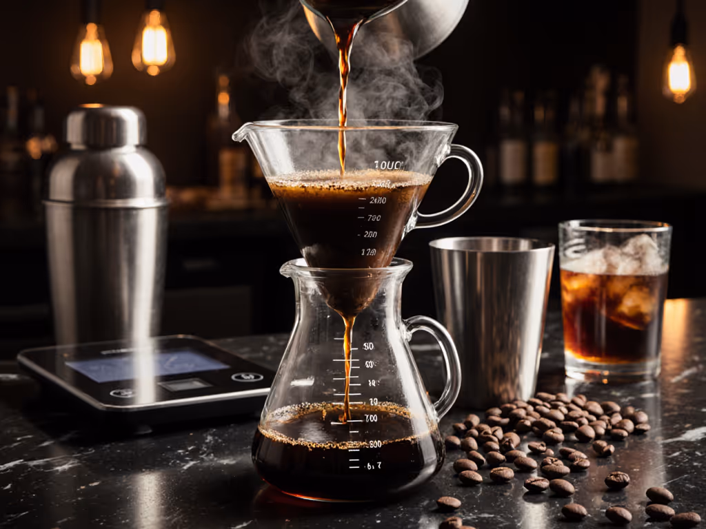 Pour-Over Coffee for Cocktails: Strength Control Guide