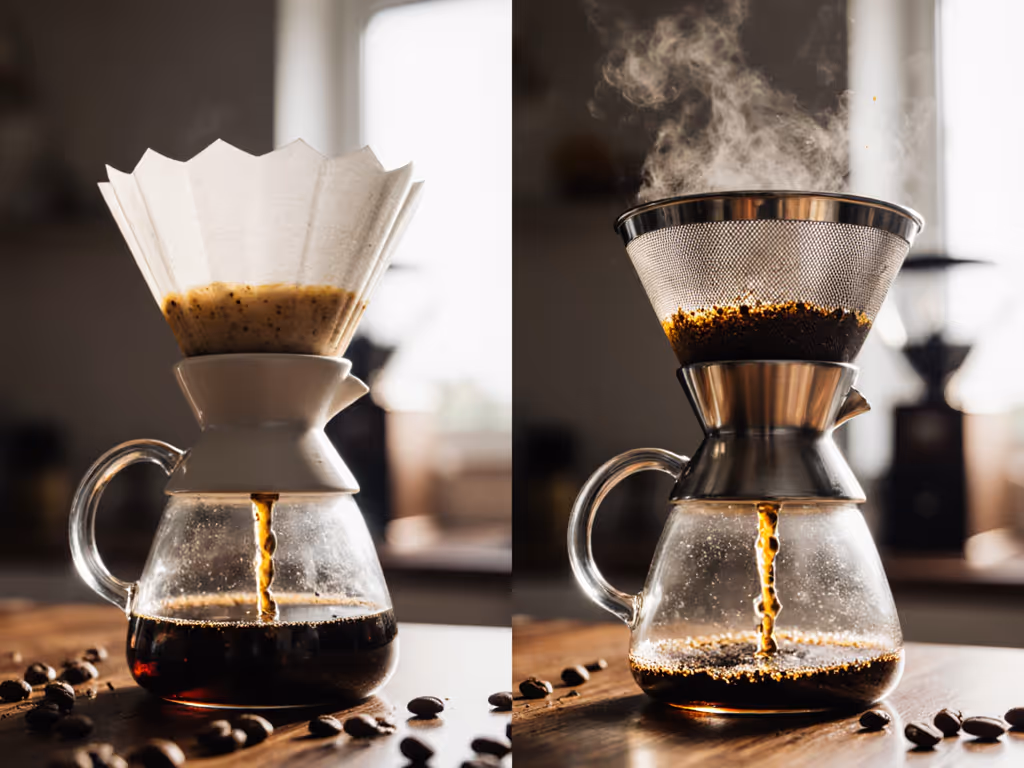 Paper vs Metal Pour Over Filters: Taste Compared
