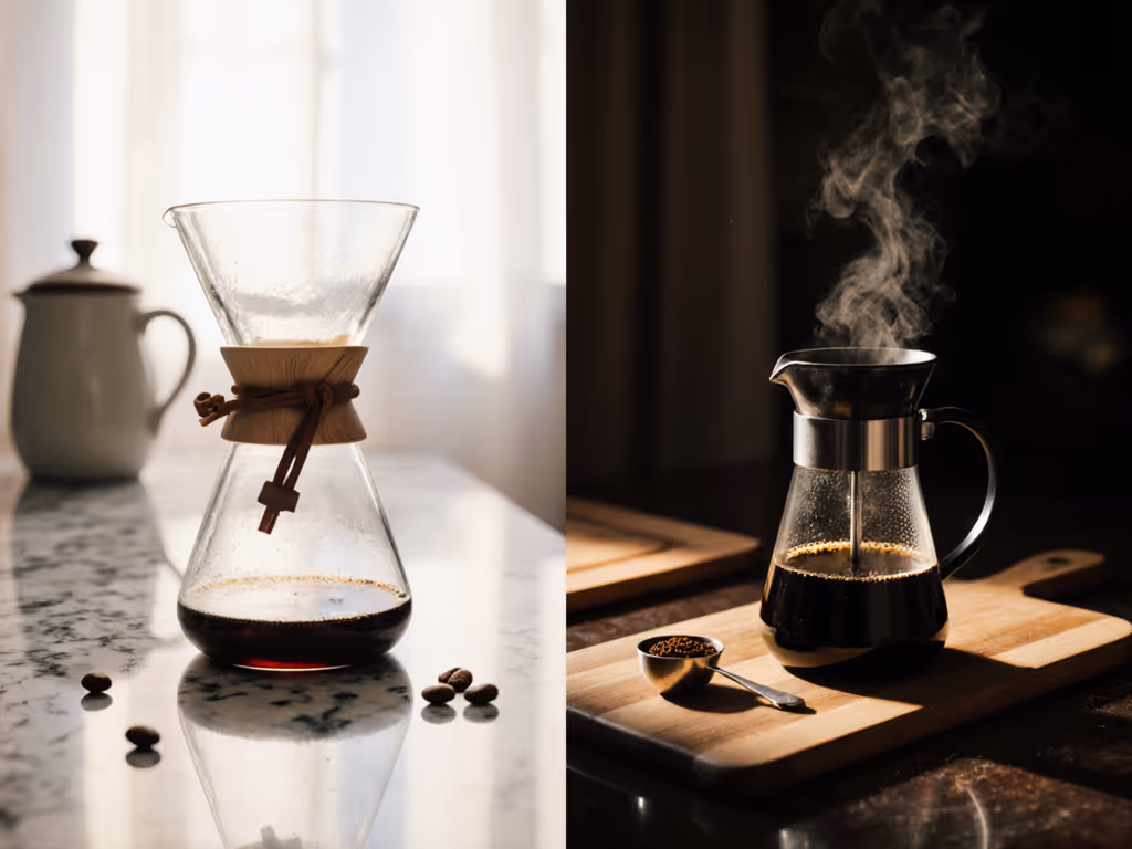 Chemex vs French Press: Clean Cup or Rich Body?