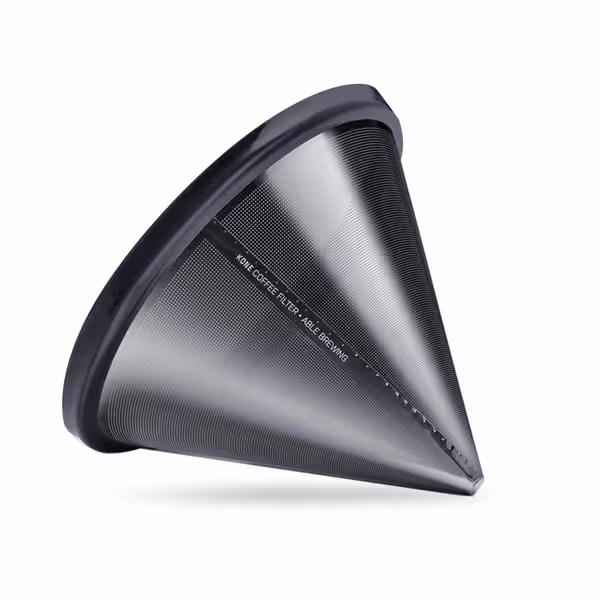 Able KONE Reusable Black Titanium Coffee Filter